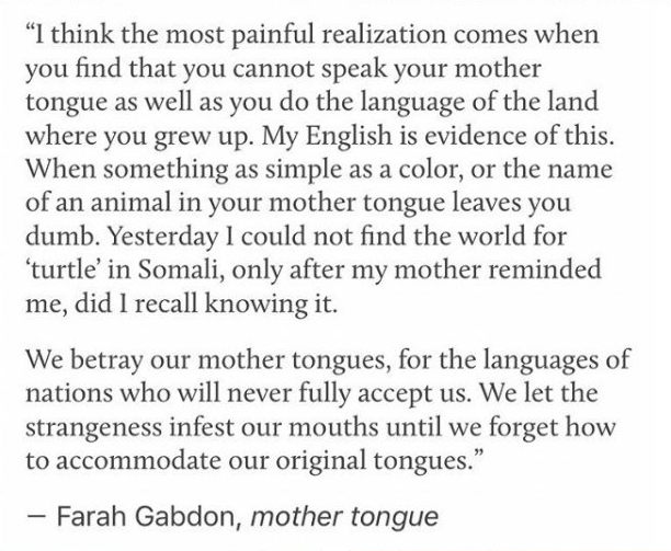 Mother Tongues